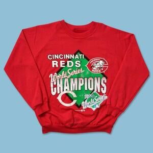 1990 Cincinnati Reds World Series Sweatshirt Retro Vtg